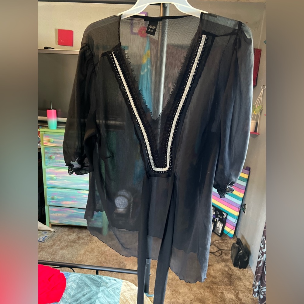 Lane Bryant Sheer Top